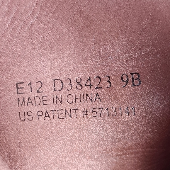 Cole Haan Nike Air Collab Boots Women's 9 Brown Leather Stacked Heel Side Zipper - Picture 4 of 14